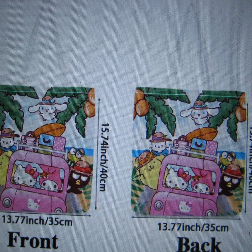 Sanrio Character Safai Jeep Tote Bag